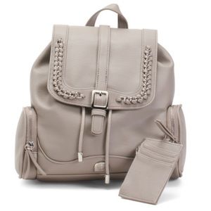 1 hour sale. HOUSE OF HARLOW 1960, Tully Backpack With Card Case, moon rock